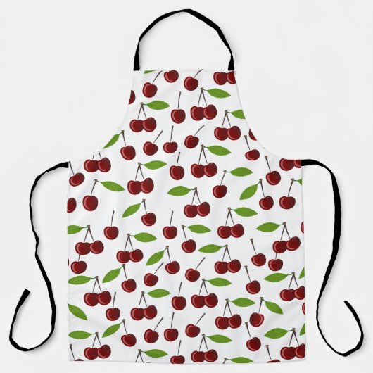 Rotkrebse, Kirschmuster, Blätter, Obst Schürze (Vorderseite)
