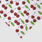 Rotkrebse, Kirschmuster, Blätter, Obst Seidenpapier (Ausschnitt)