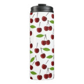 Rotkrebse, Kirschmuster, Blätter, Obst Thermosbecher (Vorderseite)
