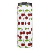 Rotkrebse, Kirschmuster, Blätter, Obst Thermosbecher (Rückseite)