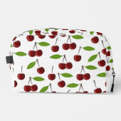 Rotkrebse, Kirschmuster, Blätter, Obst Waschbeutel (Vorderseite)