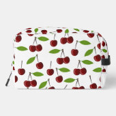 Rotkrebse, Kirschmuster, Blätter, Obst Waschbeutel (Rückseite)