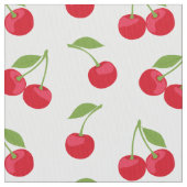 Rotkrebsmuster auf Weiß Stoff (Nahaufnahme)