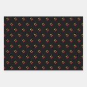 Rotkrebspapier Geschenkpapier Set (Vorderseite)