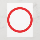 Rotkreisring Postkarte (Vorderseite)