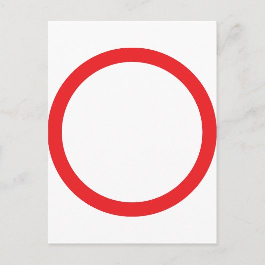 Rotkreisring Postkarte (Vorderseite)