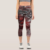Rotkreuz-Blossom Capri Leggings (Vorderseite)