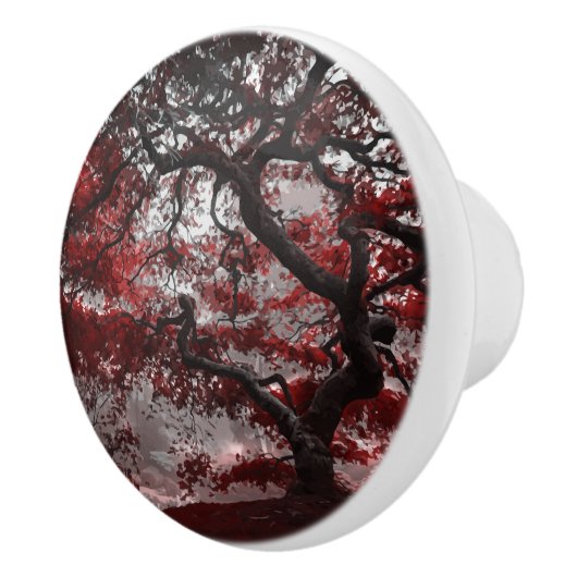 Rotkreuz-Blossom Keramikknauf (Rechts)