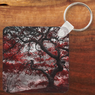 Rotkreuz-Blossom Schlüsselanhänger