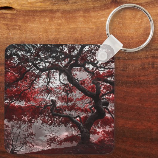 Rotkreuz-Blossom Schlüsselanhänger (Rückseite)