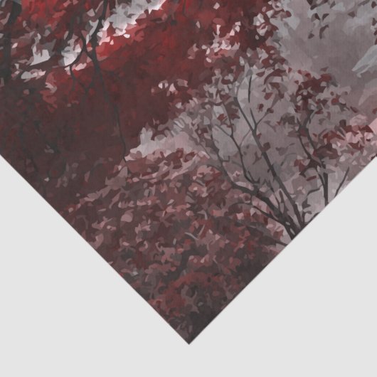 Rotkreuz-Blossom Seidenpapier (Detail)