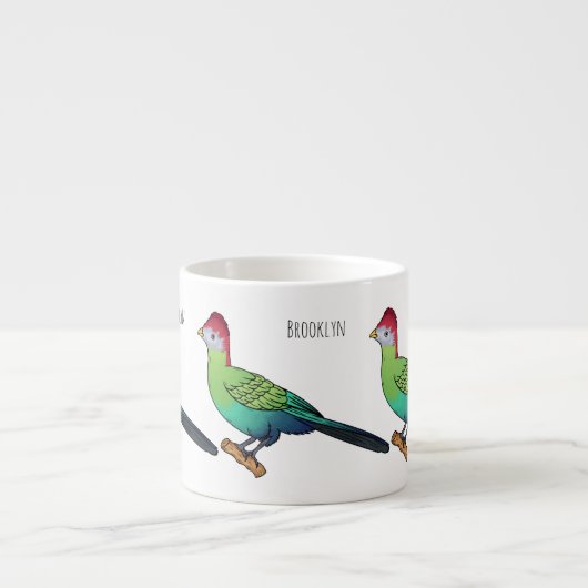 Rotkreuz-Cartoon Espressotasse (Vorderseite)