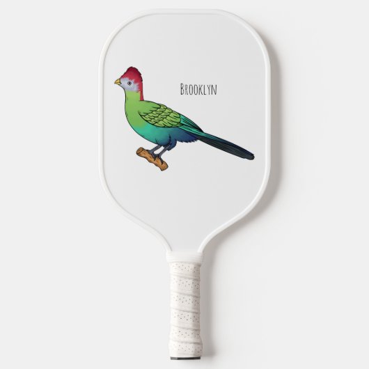 Rotkreuz-Cartoon Pickleball Schläger (Vorderseite)