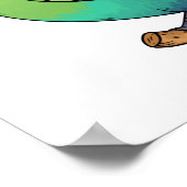 Rotkreuz-Cartoon Poster (Ecke)