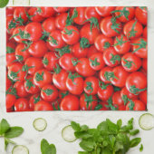 Rotkreuz-Tomatenmuster Handtuch (Gefaltet)