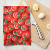 Rotkreuz-Tomatenmuster Handtuch (Viertel Falte)