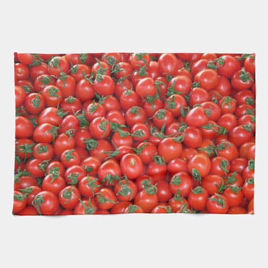 Rotkreuz-Tomatenmuster Handtuch (Horizontal)