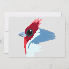 Rotkreuzer Kardinal Bird Einladung