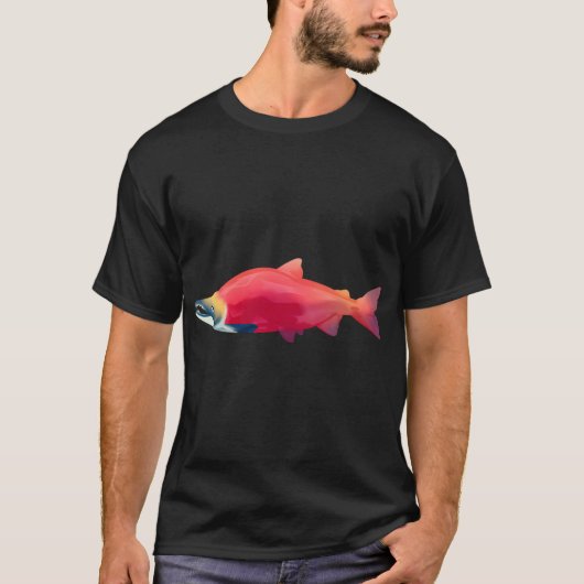 Rotlachs T-Shirt (Vorderseite)