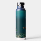 Rotlachs Trinkflasche (Links)