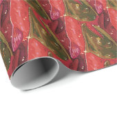 Rotlachs Wanderung Geschenkpapier (Rolleneckpunkt)