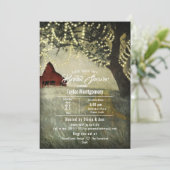 Rotlandstall | Country Morning Einladung (Stehend Vorderseite)