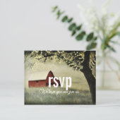Rotlandstall | Country Morning UAWG Postkarte (Stehend Vorderseite)