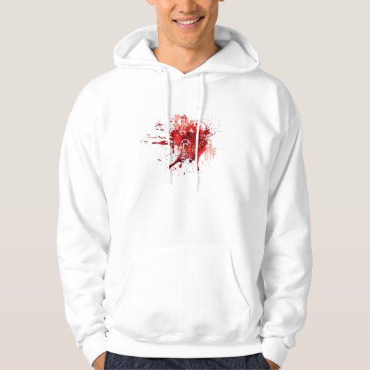Rotlaterne Corps Collage Hoodie (Vorderseite)