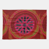 Rötlich-Pfarrhandtuch Küchentuch (Horizontal)