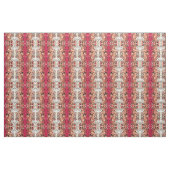 Rötlich-weiße Muster des romantischen Herzens Stoff (Fat Quarter (45,7 x 55,9 cm))