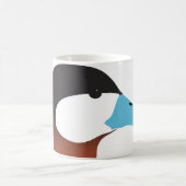 Rötliche Enten-Tasse Kaffeetasse (Mittel)