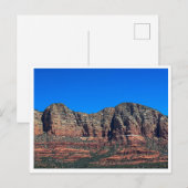 rötliches Gestein Postkarte (Vorne/Hinten)