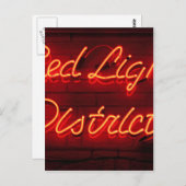 Rotlichtbezirk Postkarte (Vorne/Hinten)
