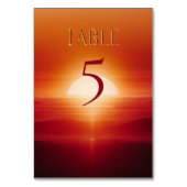 Rotlichter Tischnummer (Rückseite)