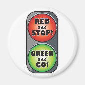 Rotlichtgrün Magnet (Vorne)