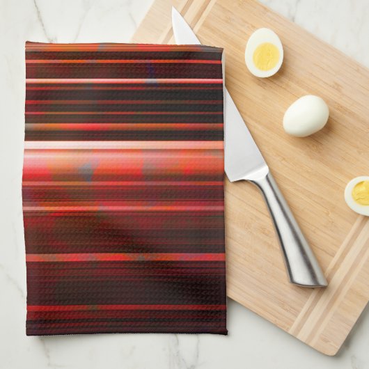 Rotlichtstreben Küchentuch (Viertel Falte)