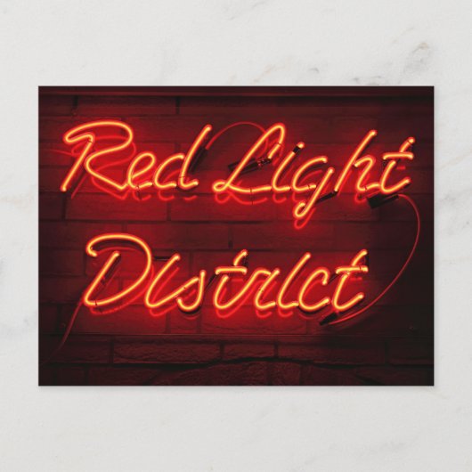 Rotlichtviertel Postkarte (Vorderseite)