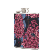 Rotlila auf dunkelblau flachmann (Links)