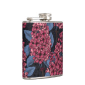 Rotlila auf dunkelblau flachmann (Rechts)