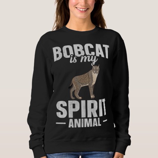 Rotluchs ist mein spirituelles Tier Sweatshirt (Vorderseite)
