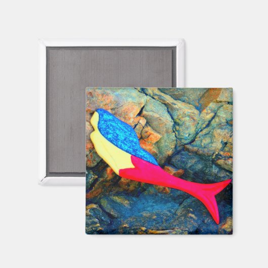 Rotmagnet Magnet (Vorderseite/Rückseite)