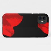 Rotmaryllis duo Case-Mate iPhone hülle (Rückseite (Horizontal))