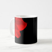 Rotmaryllis duo kaffeetasse (Vorderseite Links)