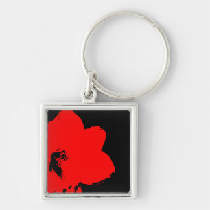 Rotmaryllis Schlüsselanhänger