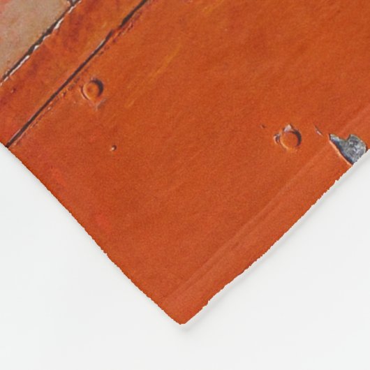 Rotmetallgehäuse Fleecedecke (Ecke)