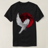 Rotmoon-Taube 1 T-Shirt (Design vorne)