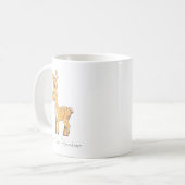 Rotnasenrentier  kaffeetasse (Vorderseite Links)