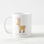 Rotnasenrentier  kaffeetasse (Links)