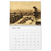 Rotogravures France Sepia Paris 1920s Historical Kalender (Jan 2027)