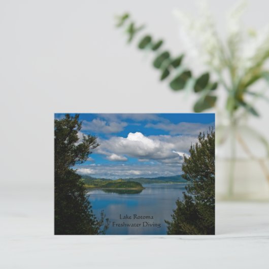 Rotomasee, Neuseeland Postkarte (Stehend Vorderseite)